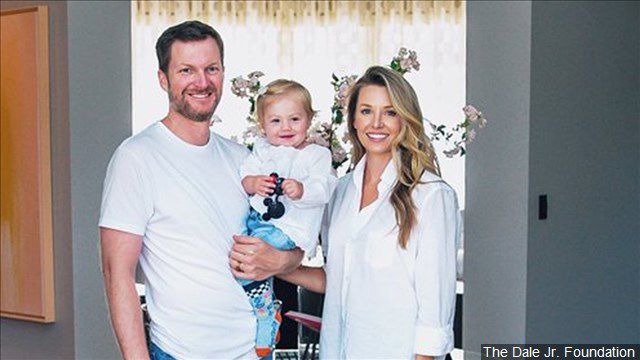 Earnhardt Jr. and family